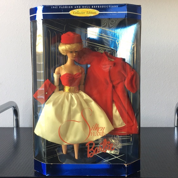 Barbie Other - NRFB 1998 Silken Flame Barbie (1962 reproduction)